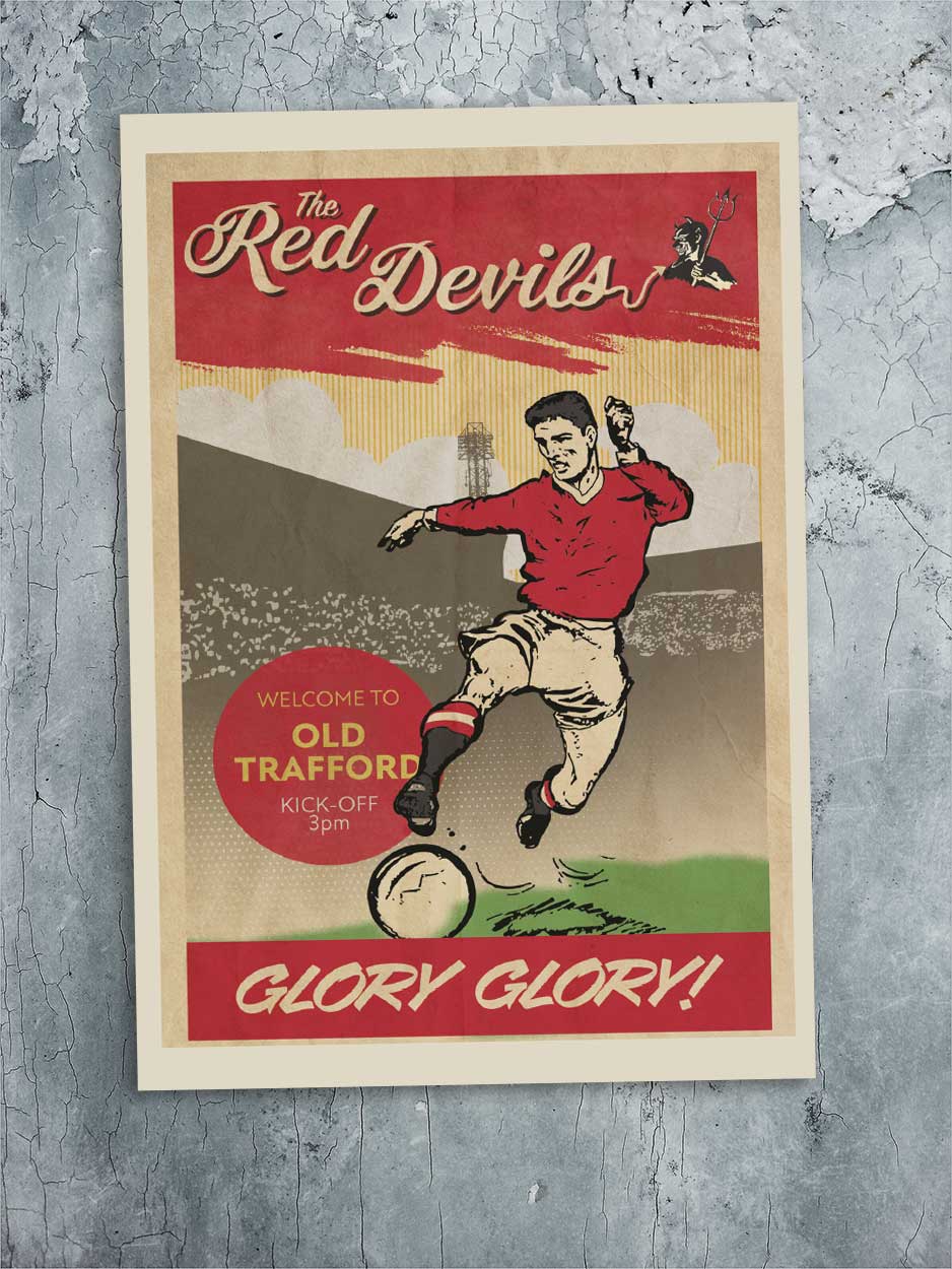 Man Utd football card